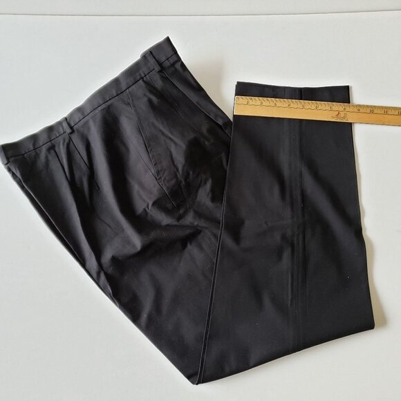 Talbots Black Pleated Front Pants - Size 14 - Picture 1 of 3